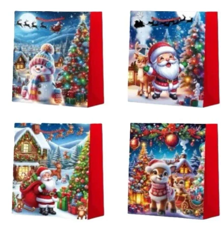 Torebka prezentowa S Boże Narodzenie mix - Ju-Piter