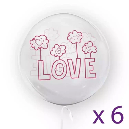 Zestaw 6 sztuk - "Love"
