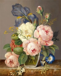 Malowanie po numerach - 40x50cm Bukiet - Titanum