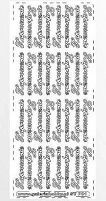 Stiker ażurowy 32szt zaproszenie złoty - Galeria Hobby