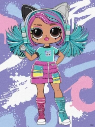 Malowanie po numerach -Tweens LOL Skate Dance Emma - Ideyka