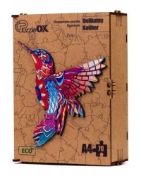 Puzzle drewniane eko 70 Delikatny koliber A4 - PuzzleOK