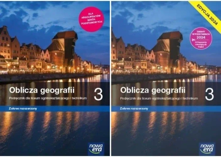 OBLICZA GEOGRAFII 3 LO PODRĘCZNIK zakres rozszerzony NOWA ERA x2 - Opracowanie zbiorowe