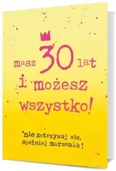 Karnet Urodziny 30 K. B6-1910 - Pan Dragon