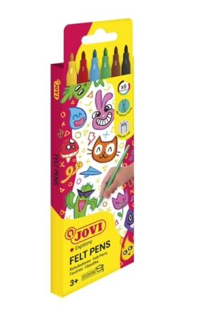 Flamastry 6 kolorów - JOVI