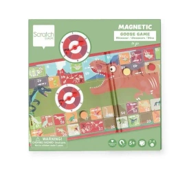 Gra magnetyczna Gęś ze spinnerem Dinozaury - Scratch