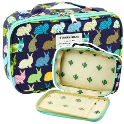 Piórnik szkolny granatowy 22,5cm - Leantoys