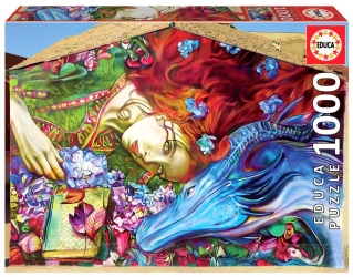 Puzzle 1000 Sant Jordi Lily Brick 112822 - Educa