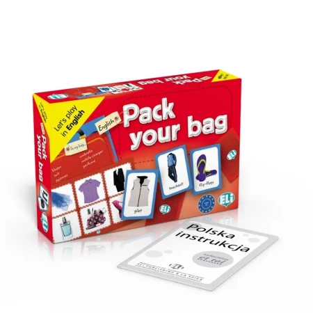 Gra językowa Angielski Pack your bag. Opr. karton - praca zbiorowa