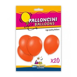 Balony pomarańczowe 26cm 20szt - Super Power