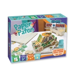 Zestaw decoupage Paper Patch - Skarbonka drewniana - Strigo