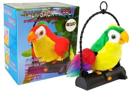 Papuga Pleciuga zielona - Leantoys