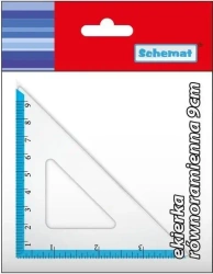 Ekierka równoramienna 9cm - Schemat