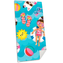 Ręcznik plażowy Koci Domek Gabi 140x70cm - Kids Euroswan