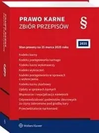 Prawo karne. Zbiór przepisów w.69 2025 - praca zbiorowa