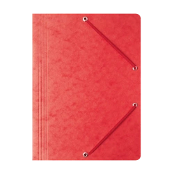 Teczka A4  preszpanowa z gumką Bantex czerwony