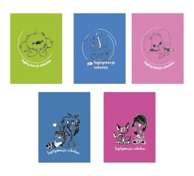 Okładka na legitymację szkolną ze stemplem MIX - Panta Plast