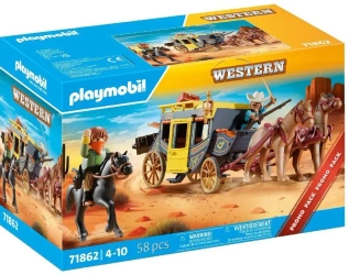 Playmobil Napad na dyliżans na Dzikim Zachodzie 71862 - Playmobil (U)