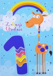 Kartka okolicznościowa Urodziny Roczek TS03 - Trend