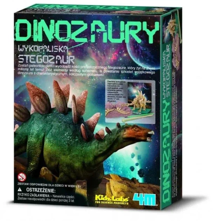 Zestaw naukowy. Wykopaliska Stegosaurus. - 4M
