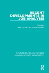 Recent Developments in Job Analysis - Landau Kurt