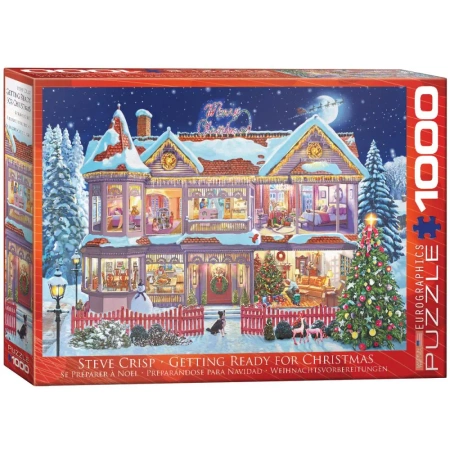 Puzzle 1000 Getting Ready Christmas 6000-0973 - Eurographics