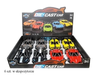 Pojazd auto sportowe metalowe z dźwiękiem - SWEDE