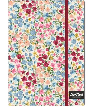Brulion A5 z gumką Coolpack Forget me not - PATIO