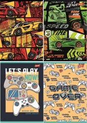 Zeszyt A4/32K kratka mix (15szt) - UNIPAP