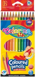 Kredki ołówkowe trójkątne Colorino Kids 12 kolorów - PATIO