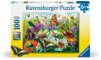 Puzzle dla dzieci 2D: Motyle 100el - Ravensburger