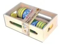 Bontempi. Drewniane marakasy, mix kolorów - Bontempi