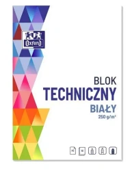 Blok techniczny A3/10K 250G biały (10szt) OXFORD