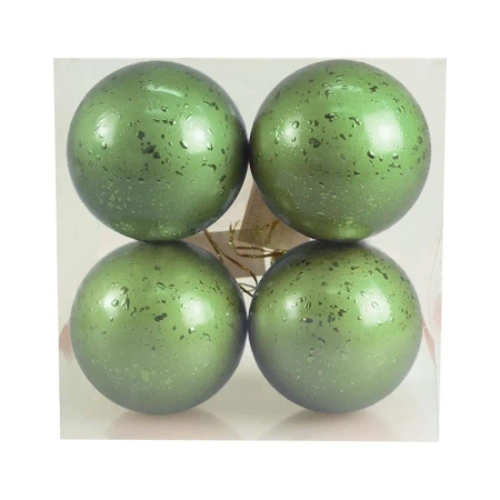 Bombki z efektem rosy szałwiowe 4szt - Arpex