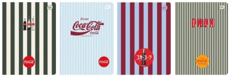 Zeszyt A5/80K kratka Soft Touch Coca Cola (10szt) - INTERDRUK