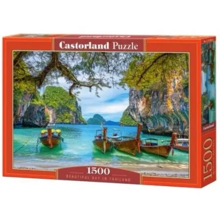 Puzzle 1500 Piękna zatoka w Tajlandii CASTOR - Castorland