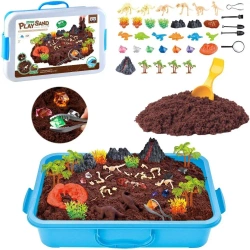 Piasek kinetyczny akcesoria dinozaury - Trifox