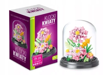 Klocki pod kloszem chryzantemy 229el - Artyk