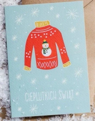 Karnet Boże Narodzenie - Cudowianki