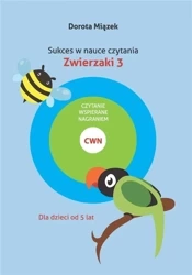 Sukces w nauce czytania. Zwierzaki 3 +CD - Dorota Miązek