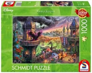 Puzzle 1000 Thomas Kinkade, Czarownica Disney - Schmidt