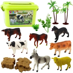 Figurki zwierzęta 57el - Leantoys