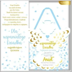 Zawieszka Dla wspaniałego dziadka - Kukartka