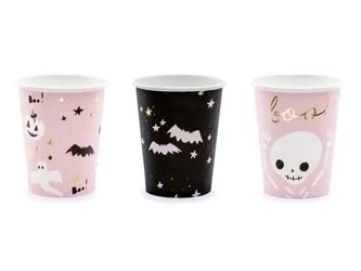 Kubeczki Boo! 220ml 6szt - PartyDeco