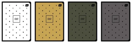 Zeszyt A5/60K kratka Soft Touch Chess (10szt) - INTERDRUK