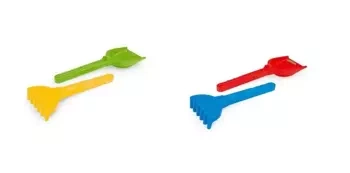 Łopatka i grabie duże 2 kolory - WADER