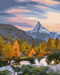 Malowanie po numerach -Jasny las 40x50cm - Ideyka