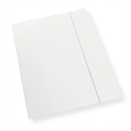 Teczka A4 biała z gumką 300g WF-1 Penword