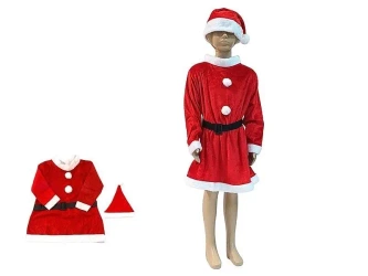 Strój Pani Mikołajowej welurowy 13-15lat - ADAR