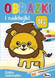 Dzikie zwierzątka. Obrazki i naklejki - Piotr Kozera